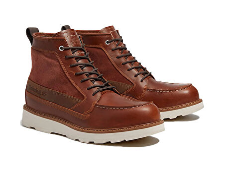 Timberland Britton Mills Mid Lace Up Waterproof Boo Erkek Günlük Bot TB0A6CE2EM61 Kahverengi