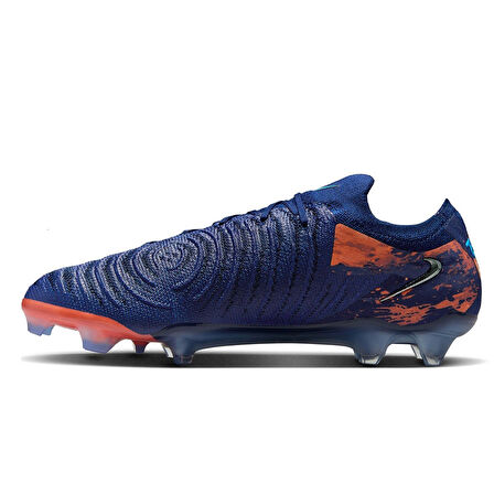 Nike Phantom GX Elite FG Erling Haaland Mens Football Shoes Profesyonel Çim Saha kramponu Lacivert