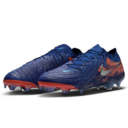 Nike Phantom GX Elite FG Erling Haaland Mens Football Shoes Profesyonel Çim Saha kramponu Lacivert