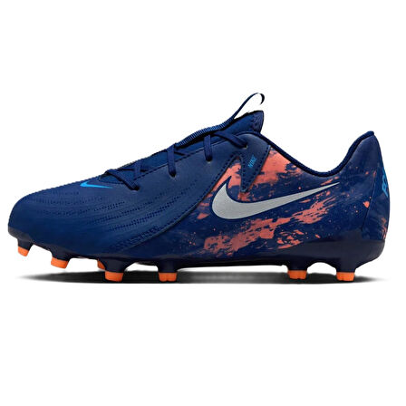 Nike Phantom GX II Academy MG Erling Haaland Kids Football Shoes Çocuk Çoklu Zemin Kramponu Mavi