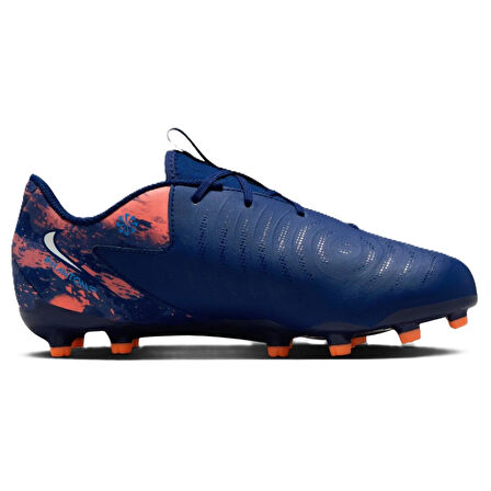 Nike Phantom GX II Academy MG Erling Haaland Kids Football Shoes Çocuk Çoklu Zemin Kramponu Mavi