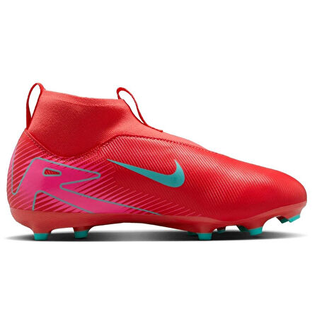 Nike JR Zoom Superfly 10 Academy FG/MG Bağcıksız Çoklu Zemin Çocuk Kramponu Pembe