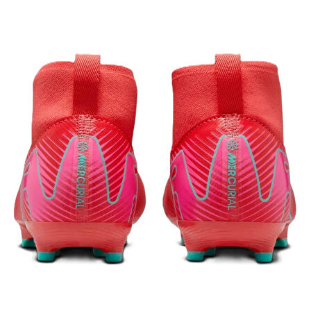Nike JR Zoom Superfly 10 Academy FG/MG Bağcıksız Çoklu Zemin Çocuk Kramponu Pembe