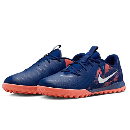 Nike Phantom GXII Academy TF Erling Haaland Kids Football Shoes Çocuk Halı Saha Ayakkabısı Lacivert