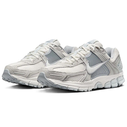 Nike Bowerman Zoom Vomero 5 Unisex Sneaker Hakiki Deri Reflektörlü Kadın Günlük Spor Ayakkabı Gri