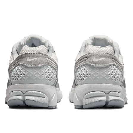 Nike Bowerman Zoom Vomero 5 Leather Womens Sneaker Hakiki Deri Reflektörlü Kadın Günlük Spor Ayakkabı Gri