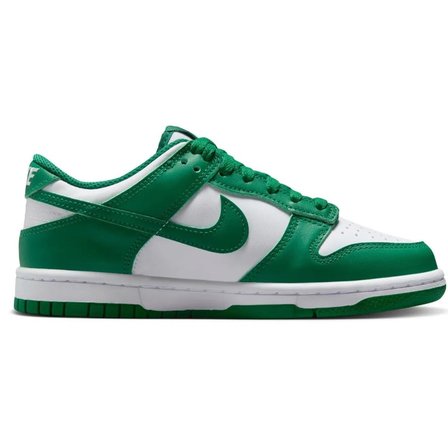 Nike Dunk Low GS Leather Unisex Sneaker Hakiki Deri Günlük Spor Ayakkabı Beyaz Yeşil