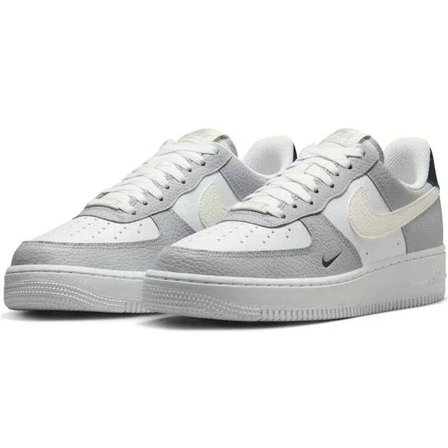 Nike Air Force 1 '07 LX Leather Unisex Sneaker Hakiki Deri Günlük Spor Ayakkabı Beyaz Gri