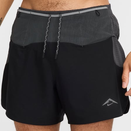 Nike Trail Second Sunrise Dri-FIT ADV Brief-Lined Running Shorts Astarlı Erkek Koşu Şortu Siyah