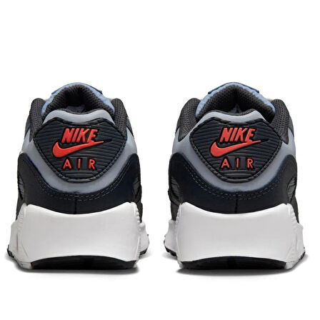 Nike Air Max 90 Unisex Leather Sneaker Hakiki Deri Günlük Spor Ayakkabı Antrasit