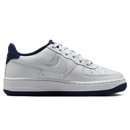 Nike Air Force 1 AF1 Leather Kids Sneaker Hakiki Deri Günlük Çocuk Spor Ayakkabı Gri