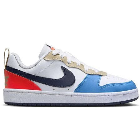 Nike Court Borough Low GS Recraft Beyaz-Mavi Günlük Spor Ayakkabı