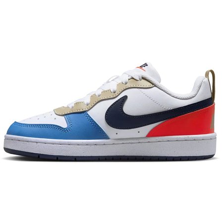 Nike Court Borough Low GS Recraft Beyaz-Mavi Günlük Spor Ayakkabı