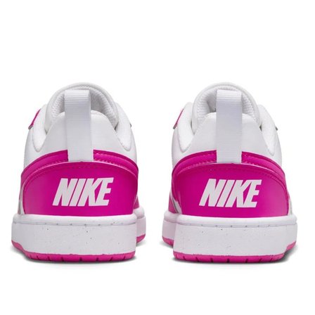 Nike Court Borough Low GS Recraft Beyaz-Mor Günlük Spor Ayakkabı