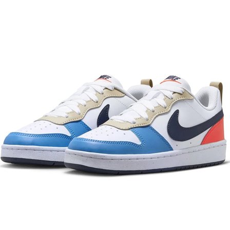 Nike Court Borough Low GS Recraft Beyaz-Mavi Günlük Spor Ayakkabı