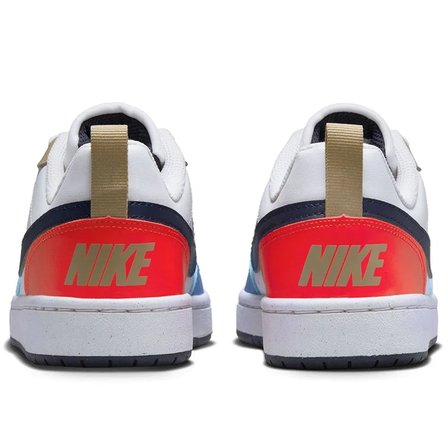 Nike Court Borough Low GS Recraft Beyaz-Mavi Günlük Spor Ayakkabı