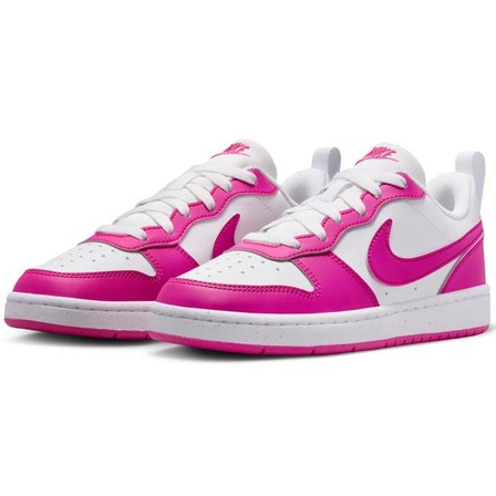 Nike Court Borough Low GS Recraft Beyaz-Mor Günlük Spor Ayakkabı