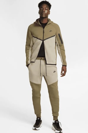 Nike Tech Fleece Slim Fit Men’s Track Jogger Pants Erkek Dar Kesim Eşofman Altı Yeşil-Haki