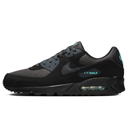 Nike Air Max 90 Leather Mens Sneaker Hakiki Deri Erkek Günlük Spor Ayakkabı Siyah
