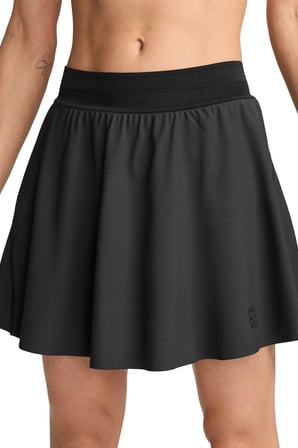 Nike Cout Dri-Fit Advantage Tenis Skirt İç Cepli Pileli Kadın Tenis Eteği Siyah