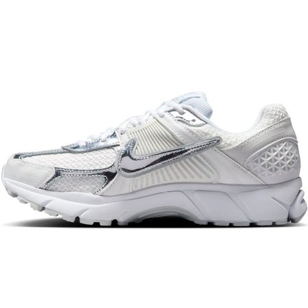 Nike Bowerman Zoom Vomero 5 Metallic Silver Leather Sneaker Hakiki Deri Kadın Günlük Spor Ayakkabı Beyaz Gümüş
