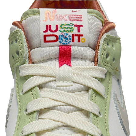 Nike Dunk Low ''Desing Imitating The Curvy Shape Of a Snake''Leather Unisex Sneaker Hakiki Deri Günlük Spor Ayakkabı Yeşil