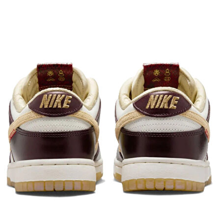Nike Dunk Low LX 'Year Of The Snake'Leather Unisex Sneaker Hakiki Deri Unisex Günlük Spor Ayakkabı Krem