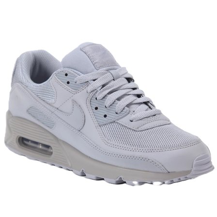 Nike Air Max 90 Unisex Leather Sneaker Hakiki Deri Günlük Spor Ayakkabı Gri