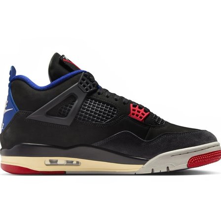 Nike Air Jordan 4'Rare Air' Retro Leather Mens Sneaker Hakiki Deri Erkek Günlük Spor Ayakkabı Siyah