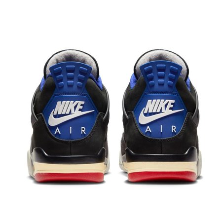 Nike Air Jordan 4'Rare Air' Retro Leather Mens Sneaker Hakiki Deri Erkek Günlük Spor Ayakkabı Siyah