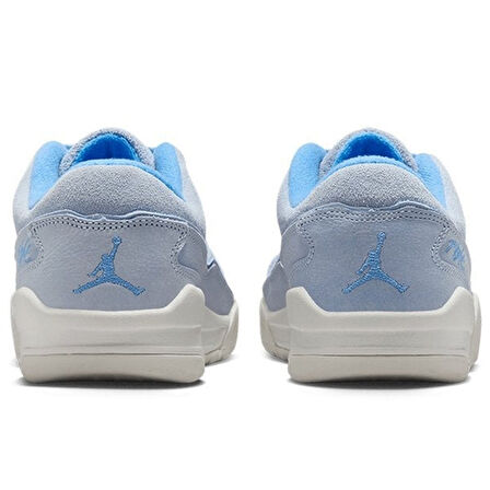 Nike Air Jordan Fligt Court Leather Womens Sneaker Hakiki Deri Kadın Günlük Spor Ayakkabı Mavi
