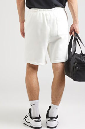 Nike Jordan Brooklyn Fleece Men's Shorts Erkek Pamuklu Şort Beyaz