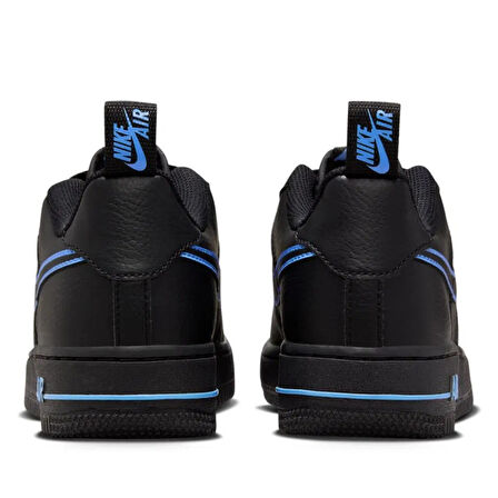 Nike Air Force 1LV8 AF1 Unisex Sneaker Unisex Günlük Spor Ayakkabı Siyah