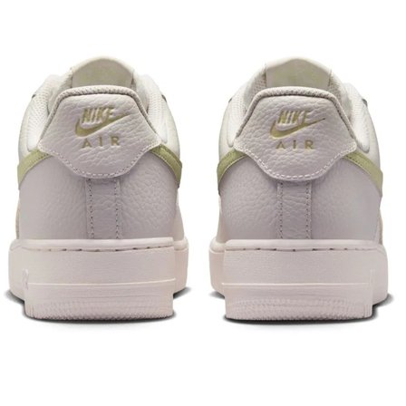 Nike Air Force 1 '07 Leather Unisex Sneaker Hakiki Deri Günlük Spor Ayakkabı Beyaz Gri