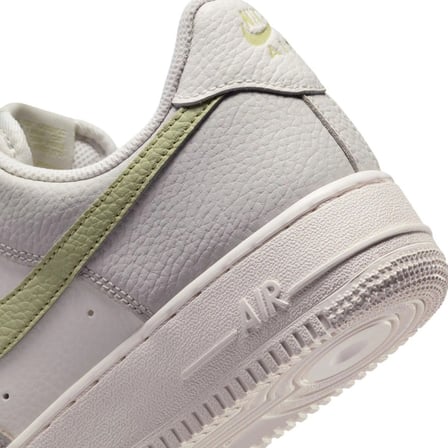 Nike Air Force 1 '07 Leather Unisex Sneaker Hakiki Deri Günlük Spor Ayakkabı Beyaz Gri