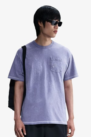 Nike Sportswear Max90 Loose Fit Mens Tee Bol Kesim Erkek Tişört Mor