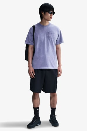 Nike Sportswear Max90 Loose Fit Mens Tee Bol Kesim Erkek Tişört Mor