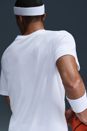 Nike Dri-FIT Tee OC 3 Graphic White Tshirt Erkek Grafik Baskılı Tişört Beyaz