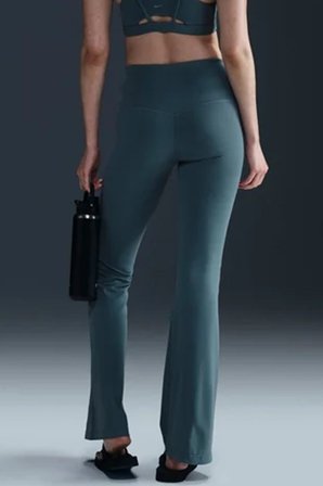 Nike Zenvy Dri-Fit Womens Training Pants.Soft Kumaş Geniş Paça Kadın Antreman Eşofman Altı Mavi