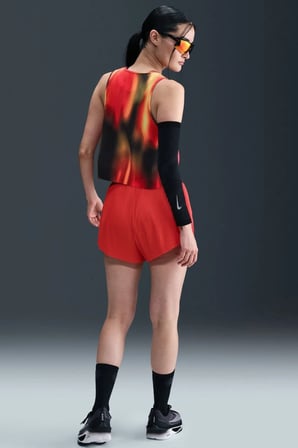 Nike Dri Fit ADV Art Crop Womens Tank Red Kadın Crop Koşu Atleti Kırmızı