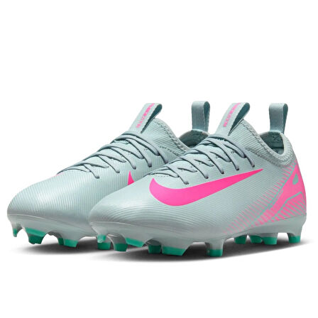 Nike Zoom Mercurial Vapor 16 Academy FG/MG Junior Football Shoes Çocuk Futbol Ayakkabısı Yeşil Pembe