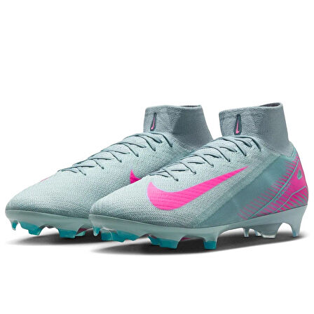 Nike Zoom Superfly 10 Elite FG Çoraplı Erkek Profesyonel Krampon Yeşil