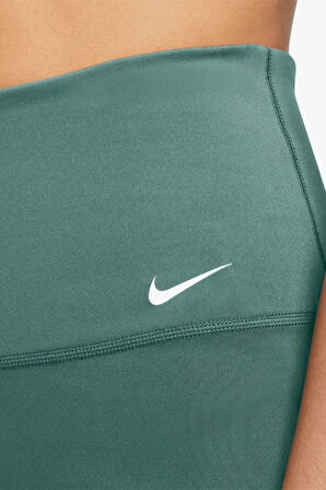 Nike One High Rise 7 inch Tight Shorts Yüksek Belli 2 Cepli Kadın Biker Tayt Şort Yeşi