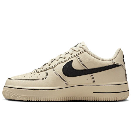 Nike Air Force 1 LV8 4 (AF1) Unisex Leather Sneaker Hakiki Deri Günlük Spor Ayakkabı Bej