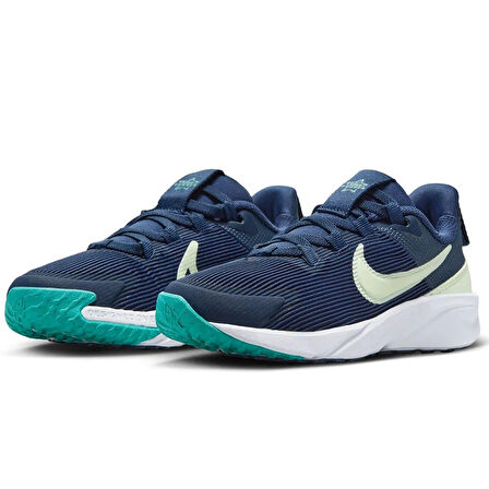 Nike Star Runner 4 NN (PS) Running Elastik Bağcıklı Çocuk Yürüyüş Koşu Ayakkabısı Mavi 