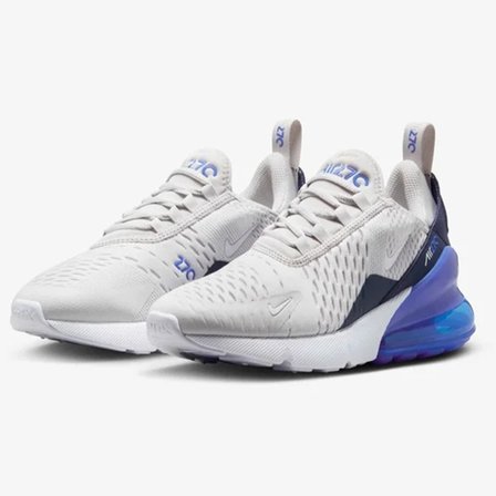 Nike Air Max 270 Unisex Sneaker Gray Günlük Spor Ayakkabı Açık Gri