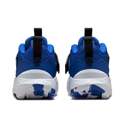 Nike Team Hustle D 12(PS) Unisex Basketball Shoes Lastik Bağcıklı Cırtlı Basketbol Ayakkabısı Mavi