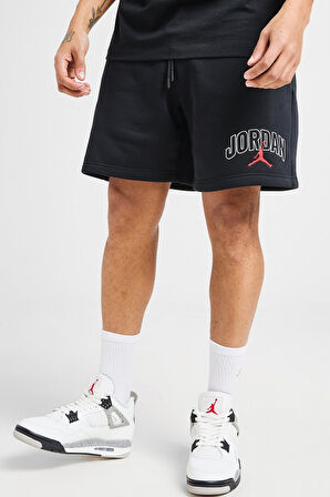 Nike Jordan Brooklyn Fleece Men's Graphic Shorts Erkek Pamuklu Şort Siyah