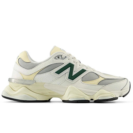 New Balance 9060 Hakiki Deri Unisex Günlük Spor Ayakkabı Beyaz