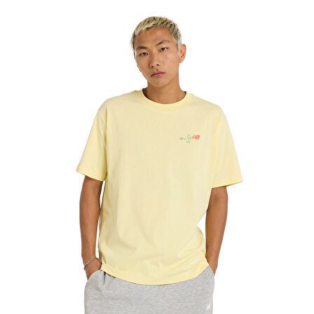 Athletics Tennis Cartoon Erkek Sarı Günlük Stil T-Shirt MT51903-PRC